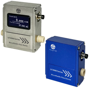Microfluidic flow meters from 10 Microlitres/min