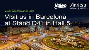 Anritsu and Valeo Join Forces to Accelerate the Digital Twin Validation in Software-Defined Vehicles