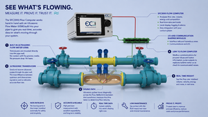 The EX-i SFC3000 flow computer offers multi-stream measurement of gas flow